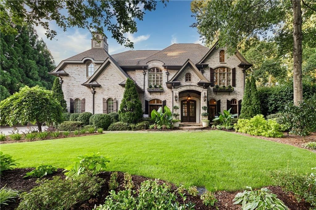 Classic Charm Meets French Influence: Atlanta Property Boasting Lush Landscaping, Available for $3.5 Million