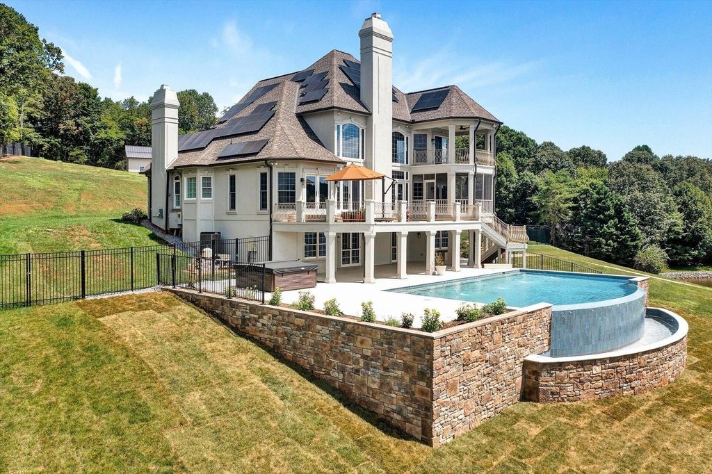 Elegant Waterfront French Country Estate with Modern Functionality in Wirtz, Virginia Offered at $2.75 Million