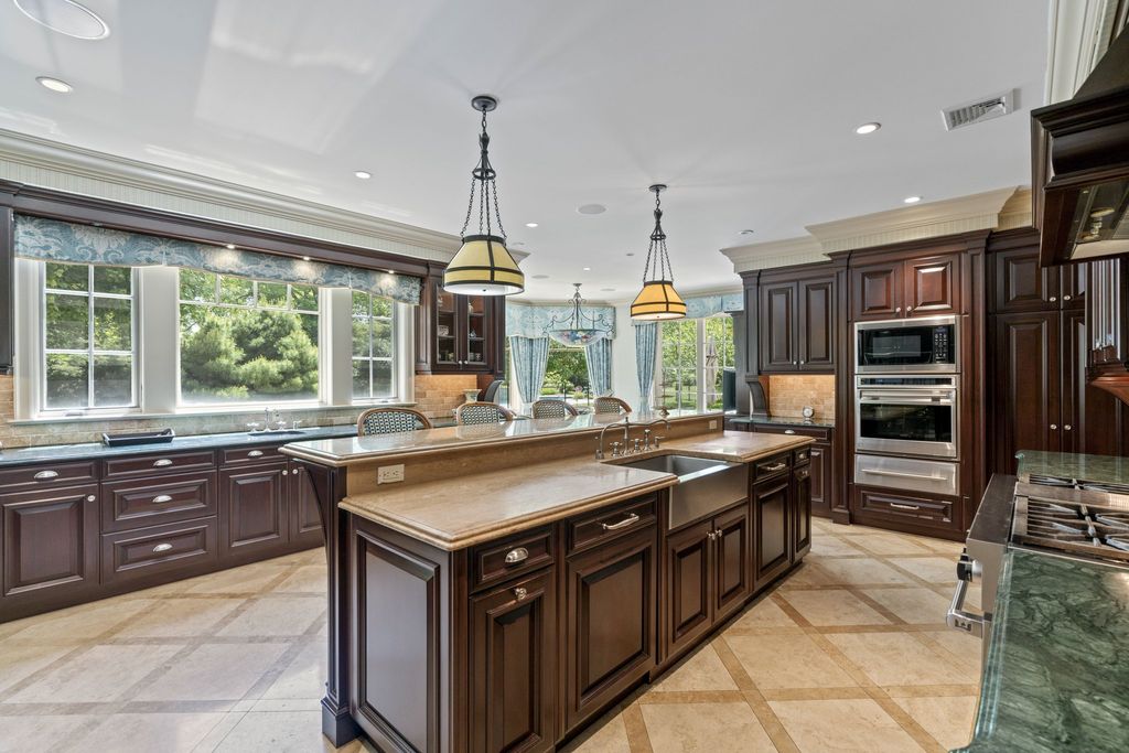 Exceptional Craftsmanship Shines in This Transitional Estate in Old Westbury, New York Listed at $8.2 Million