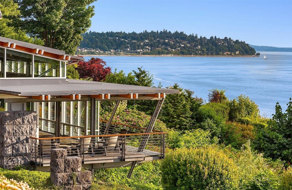 Exquisite Elford West Edge Estate: Waterfront Luxury Crafted by Cutler Anderson in Seattle, Washington Offered at $11.75 Million