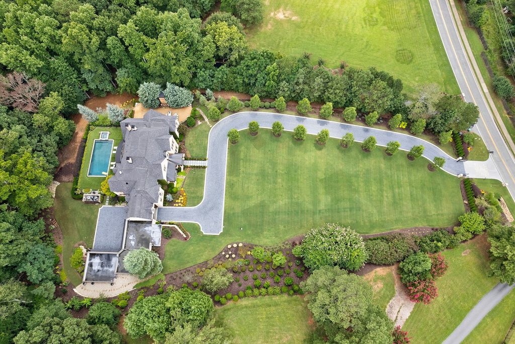 French Country Estate Seamlessly Integrates Style, Privacy, and Flexibility in Johns Creek, Georgia Listed at $3.45 Million