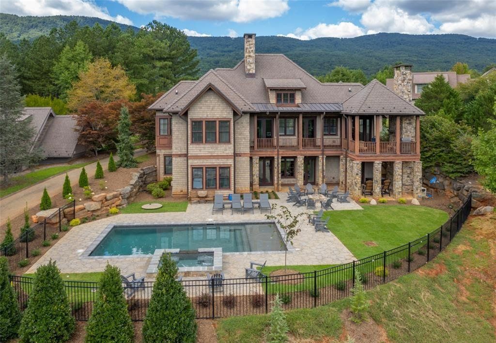 Golf Lover's Paradise: $2.195 Million Dream Home Above 11th Green in Mill Spring, North Carolina
