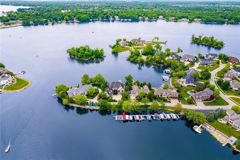 Impeccable Waterfront Estate with Mesmerizing 360-Degree Views in McCordsville, Indiana Listed at $2.7 Million