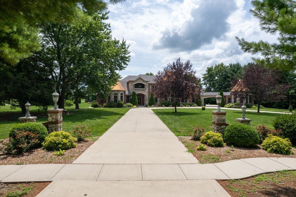 Luxurious Charm and Refined Craftsmanship Define This Exceptional Champaign, Illinois Home, Priced at $2,339,900