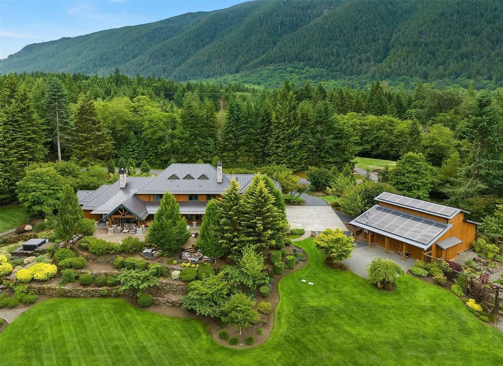 Luxurious Uplands Home in North Bend, Washington with Breathtaking Views of Mt. Si Listed at $3.75 Million