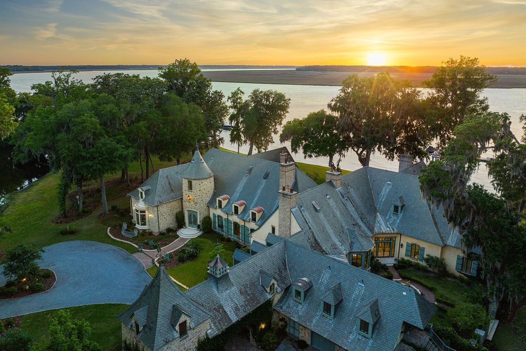 River Front Estates: A Design Masterpiece on 9.8 Acres of Coastal Forest in Bluffton, South Carolina Listed at $11.9 Million