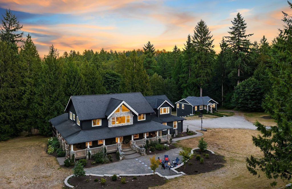 Secluded Tranquility Redefined: Quintessential Northwest Living Home in Washington, Listed at $2.2 Million