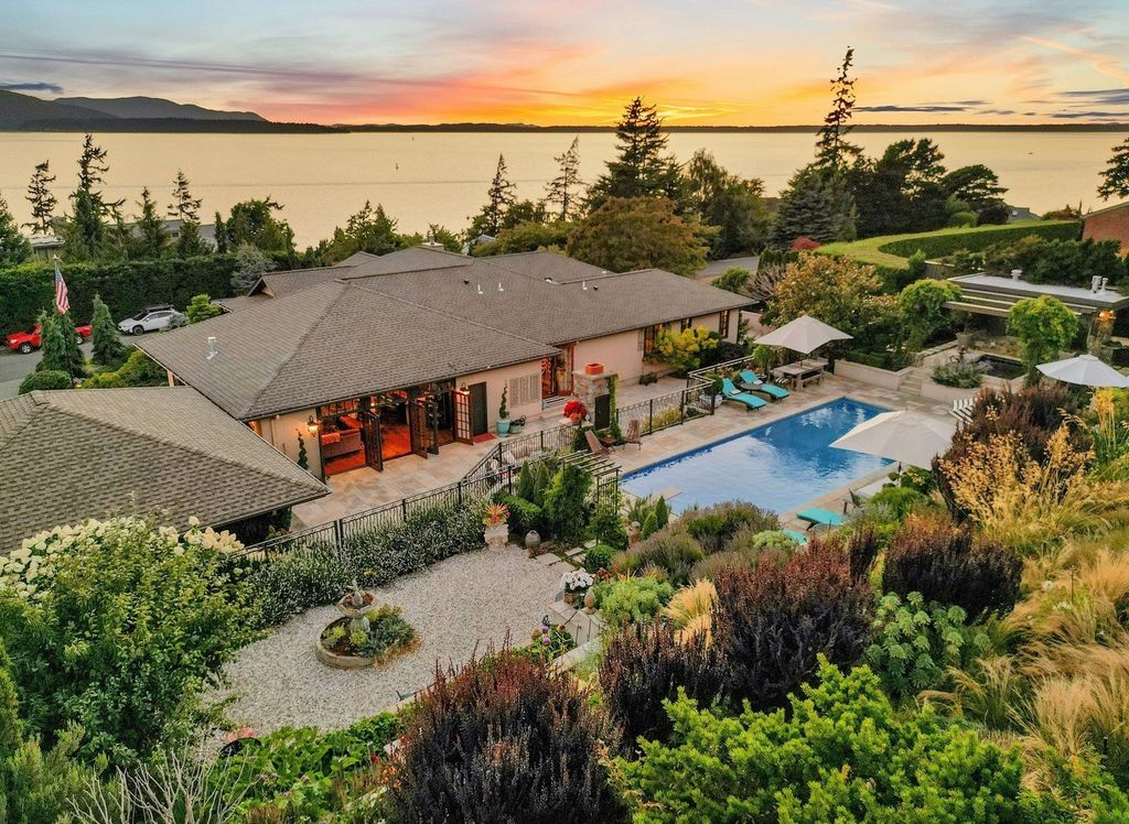 Bellingham, Washington's Mediterranean Retreat: Captivating Views and Elegant Living for $3,895,444