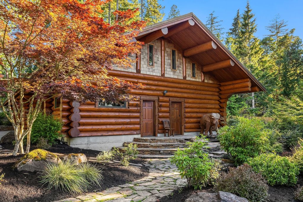 Serenely Positioned by Hood Canal: $6.85 Million Seabeck, Washington Property Showcases Sweeping Mountain Views