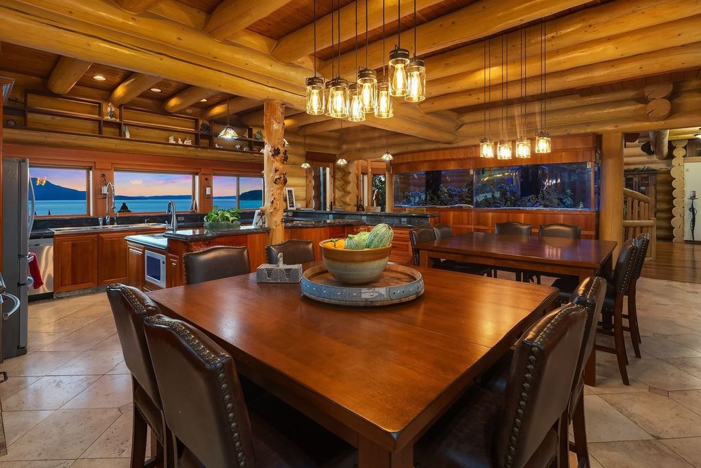 Serenely Positioned by Hood Canal: $6.85 Million Seabeck, Washington Property Showcases Sweeping Mountain Views
