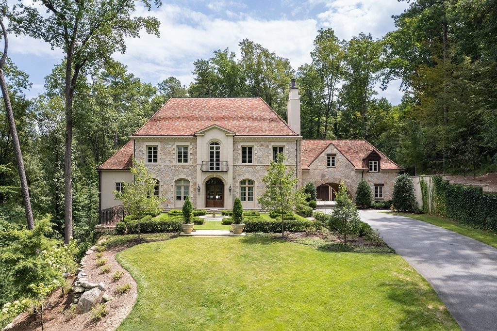 Timeless Elegance: $6.9 Million European Estate in Sandy Springs, Georgia