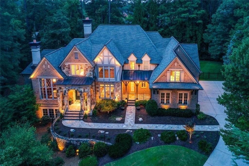 Tudor-Inspired Luxury Home in Suwanee, Georgia: Where Elegance Meets Comfort Asking $2.08 Million