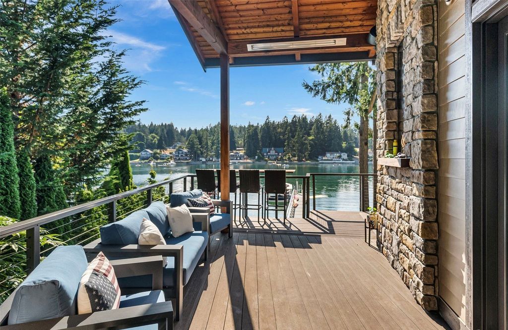 Waterfront Haven with Private Dock and Mountain Views in Gig Harbor, Washington Priced at $5.95 Million