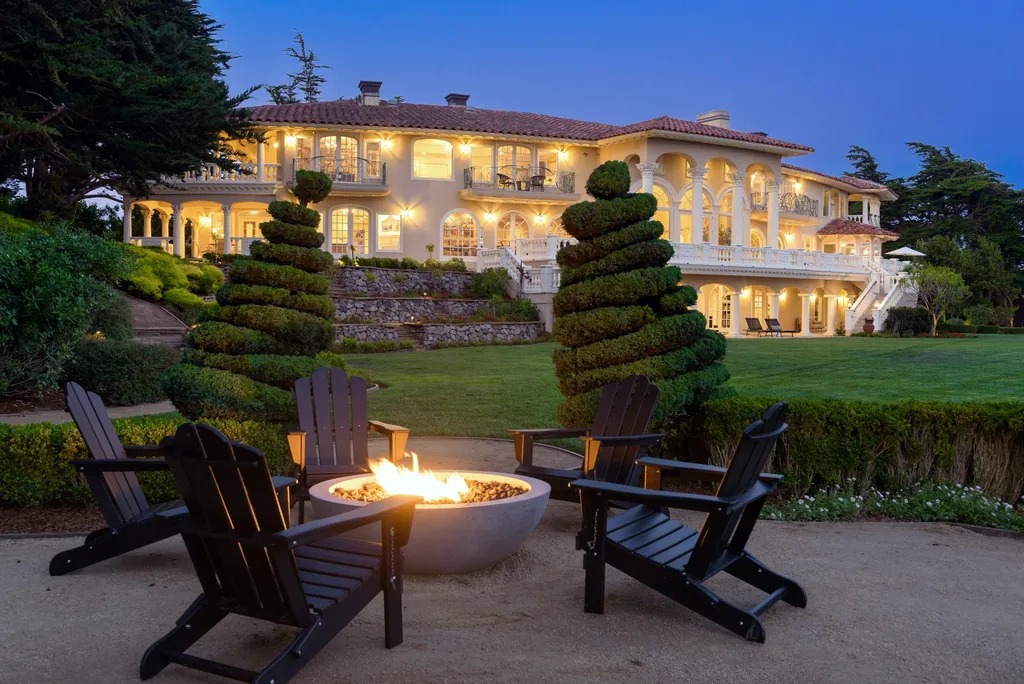 112 Holiday Drive Home in La Selva Beach, California. Prepare to be amazed by this unforgettable beachfront estate, spanning nearly 13 acres of unparalleled luxury and wonder. Offering panoramic vistas of Monterey Bay and direct beach access, this property also features expansive agricultural acreage for equestrian pursuits, farming, and more.