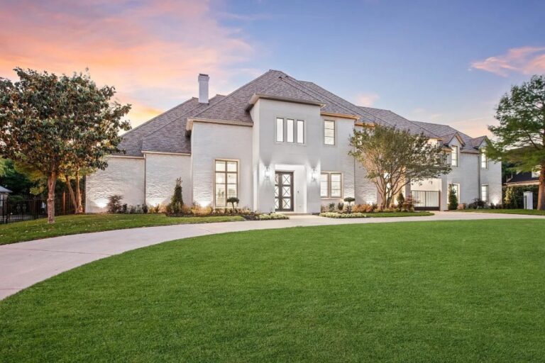 Towering Opulence: Crown Jewel Home in Southlake with Tennis Courts and Pool – Now Offered at $5,497,500