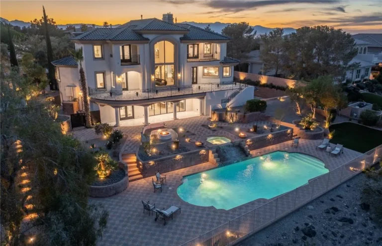 Stunning Mediterranean-Modern Custom Luxury Estate Asks $4,695,000 in Henderson, Nevada