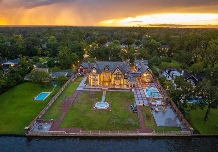 $25 Million Jacksonville’s Storied Gem, 10-Bedroom Tudor Estate with Waterfront Charm