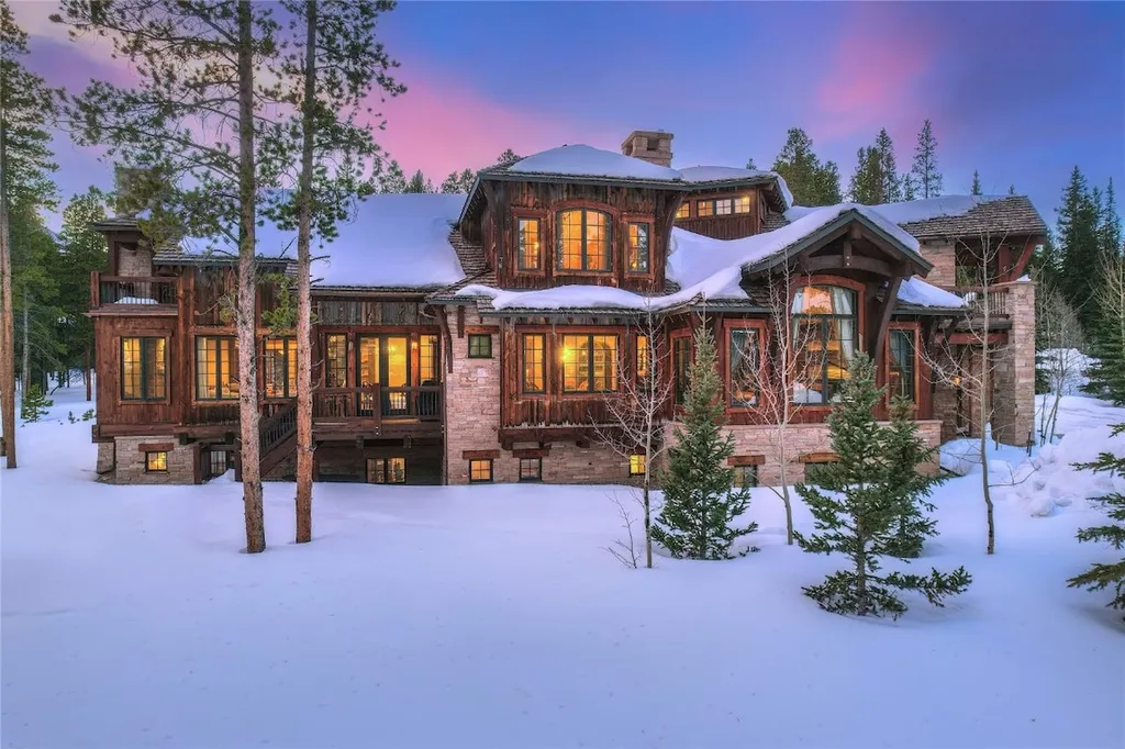 327 Peerless Drive Home in Breckenridge, Colorado. Discover the epitome of mountain luxury living in this custom-designed estate in the exclusive Shock Hill neighborhood of Breckenridge, Colorado. Boasting a chef's kitchen, movie theater, gym, and private gondola access to world-class skiing, this family legacy home offers unparalleled comfort and convenience.