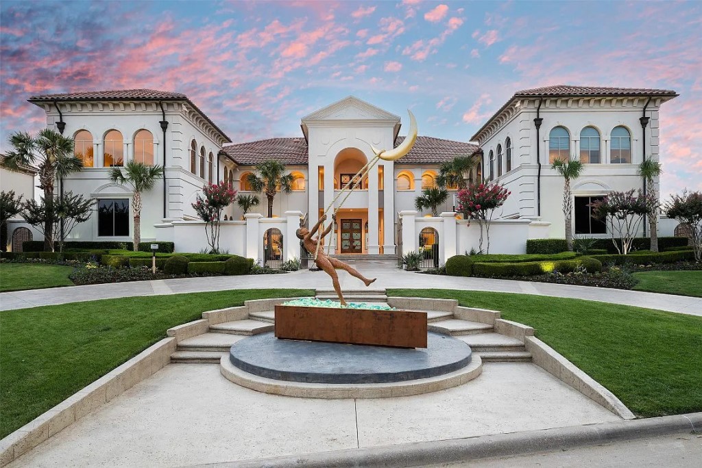 Celestial Oasis Mysterious Mediterranean Mansion in Plano's Kings Gate
