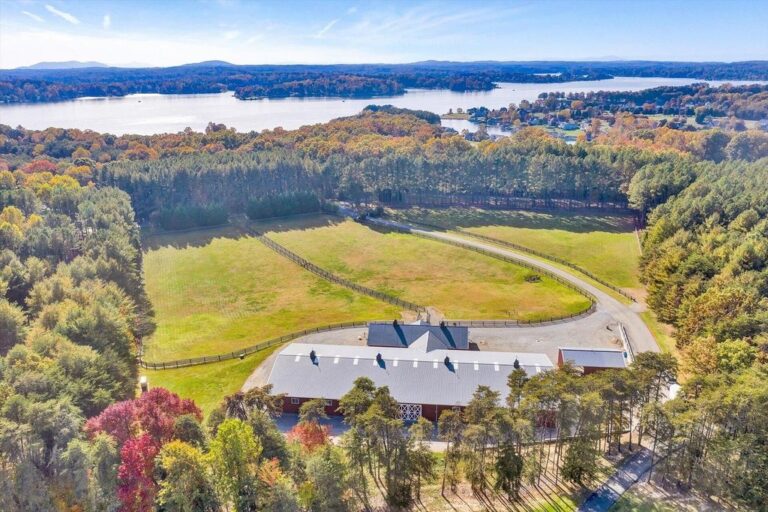 Absolutely Stunning Waterfront Home with Exquisite Barn in