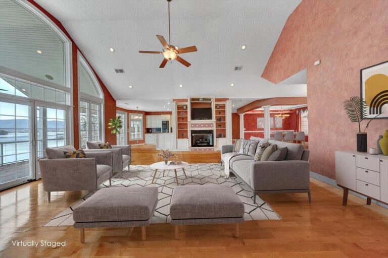 Absolutely Stunning Waterfront Home with Exquisite Barn in Virginia Offered at 4,499,500