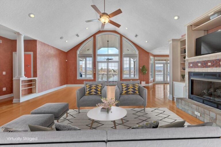 Absolutely Stunning Waterfront Home with Exquisite Barn in