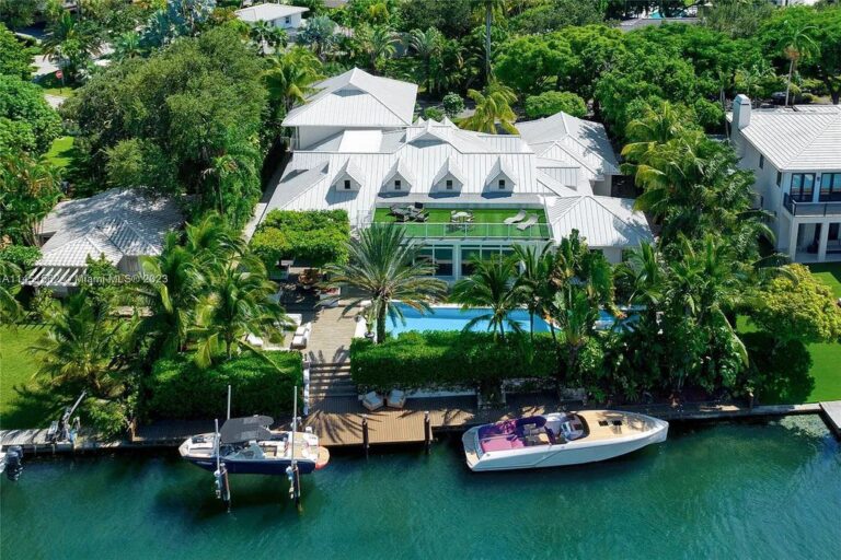 Bay Point Mansion with Pool, Jacuzzi, and Dock on Oversized 20,124 SF Lot is Priced $19.9 Million in Miami