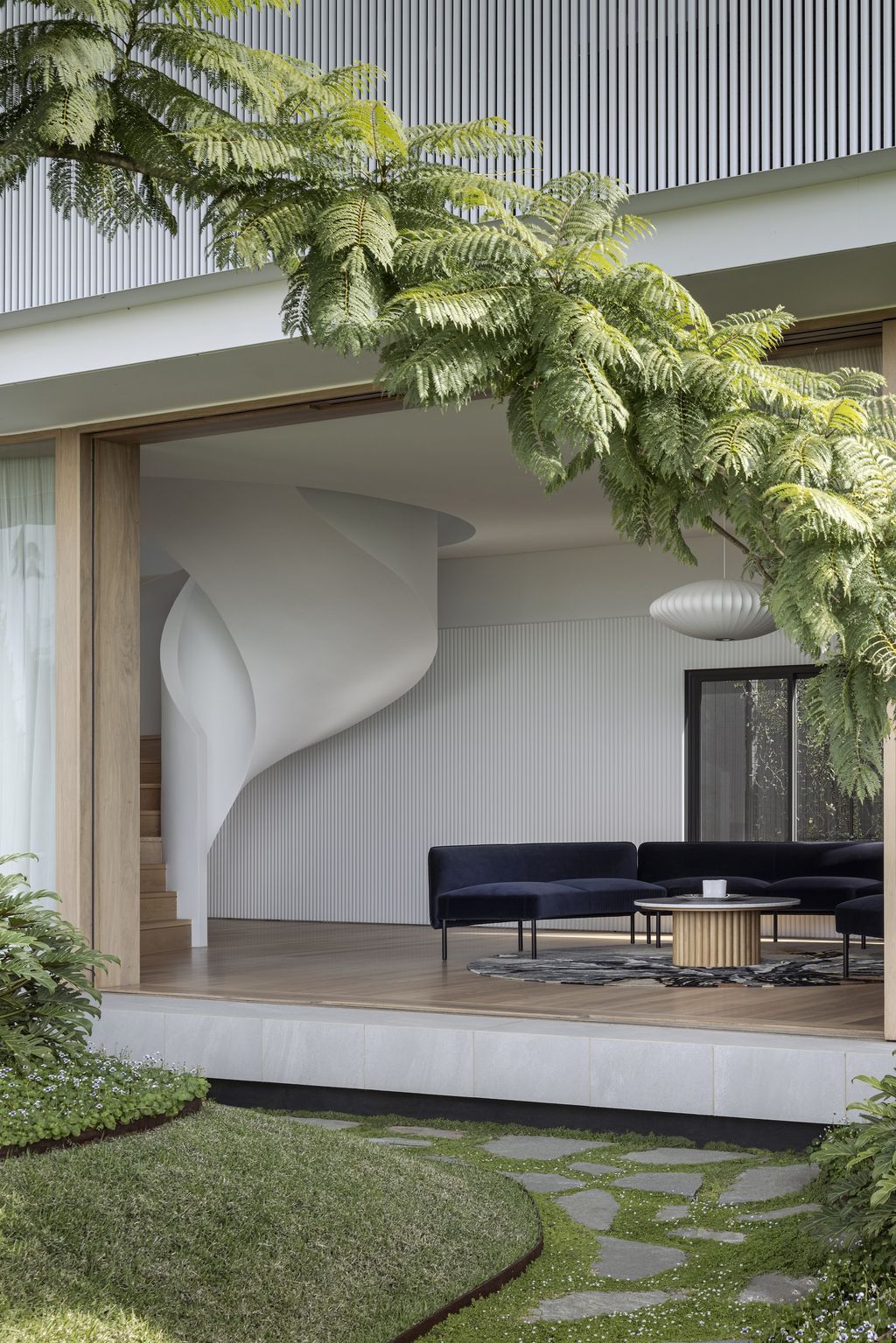 Boomerang House with Subtle, Captivating Design by Joe Adsett Architects