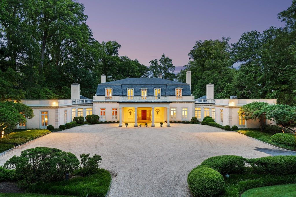 Breathtaking French Provincial Masterpiece Overlooking the Potomac River in Virginia: Priced at $25 Million