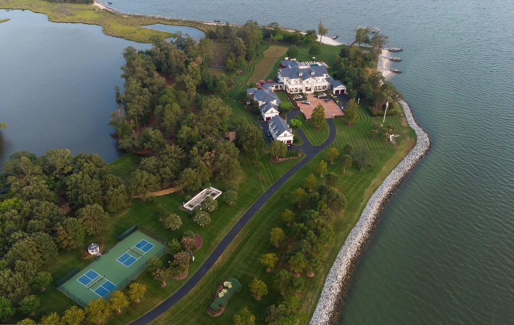 Cecilia's Point: A Magnificently Resplendent and Captivating Estate in Trappe, Maryland, Offered at $14.5 Million