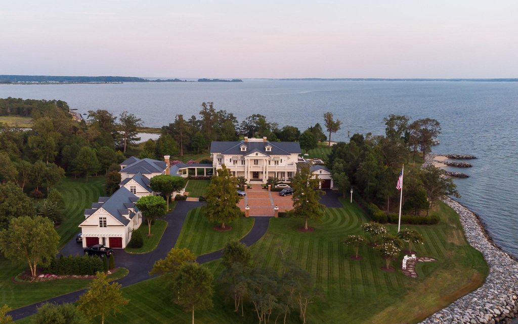 Cecilia's Point: A Magnificently Resplendent and Captivating Estate in Trappe, Maryland, Offered at $14.5 Million