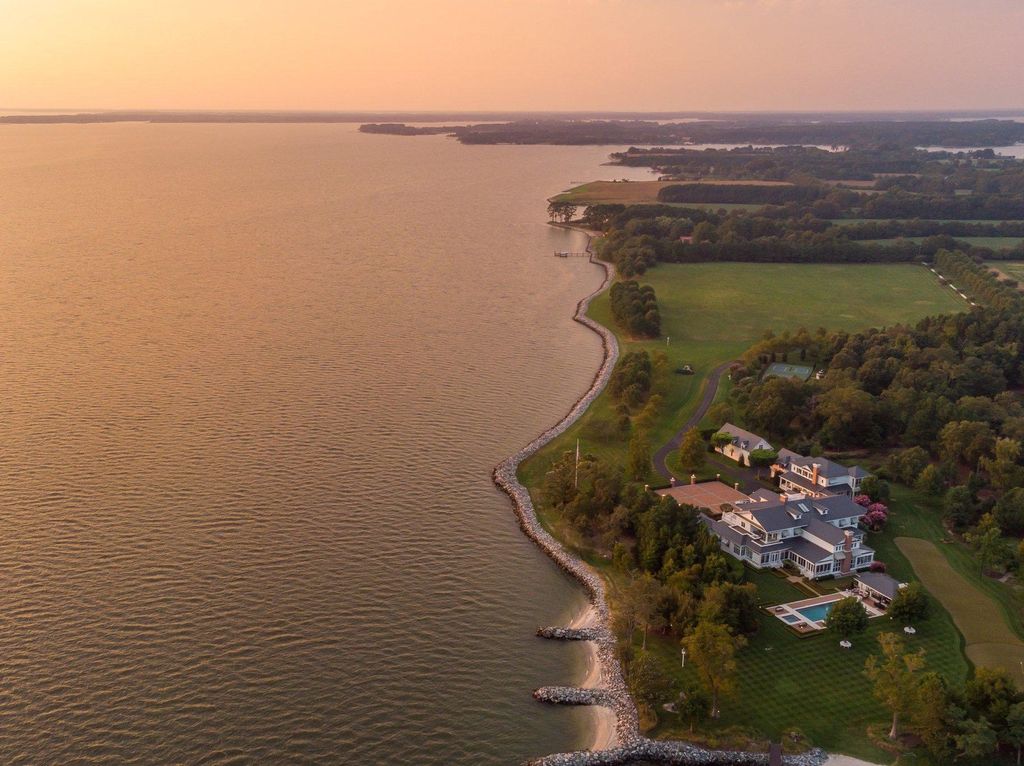 Cecilia's Point: A Magnificently Resplendent and Captivating Estate in Trappe, Maryland, Offered at $14.5 Million