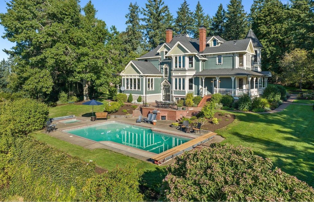 Charming Victorian-Style Storybook Home in Newberg, Oregon Hits the Market at $2.295 Million