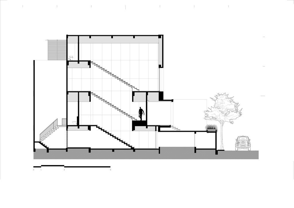 Ciasem House, Features Three Delicately Stacked Box by STUDIOKAS