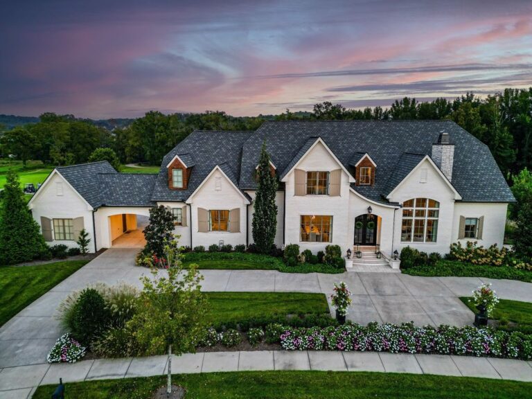 Contemporary Estate with Light & Bright Open Concept Living in College Grove, Tennessee Listed at $4.299 Million