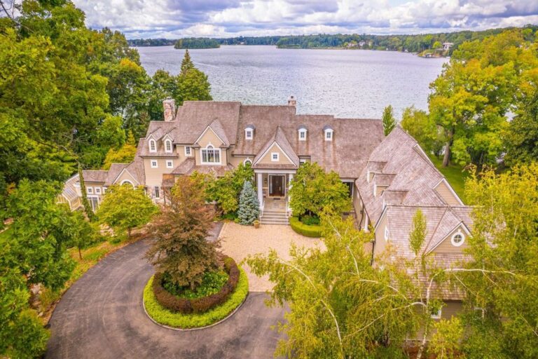 Embrace the Splendor: Unveiling a $4,499,000 Lakefront Estate in Lake ...