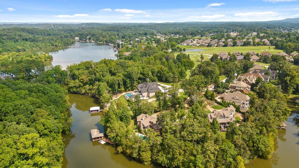 Endless Summer at Your Doorstep: Luxurious Lakefront Estate in Ooltewah, Tennessee, Offered at $2.65 Million