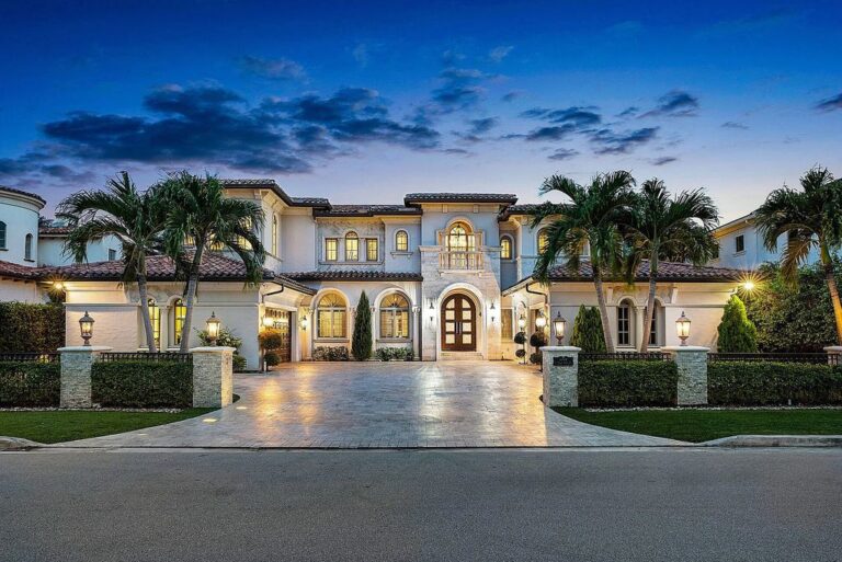 Enjoy Waterfront Paradise with $14 Million Oasis in Boca Raton’s Royal Palm Yacht & Country Club