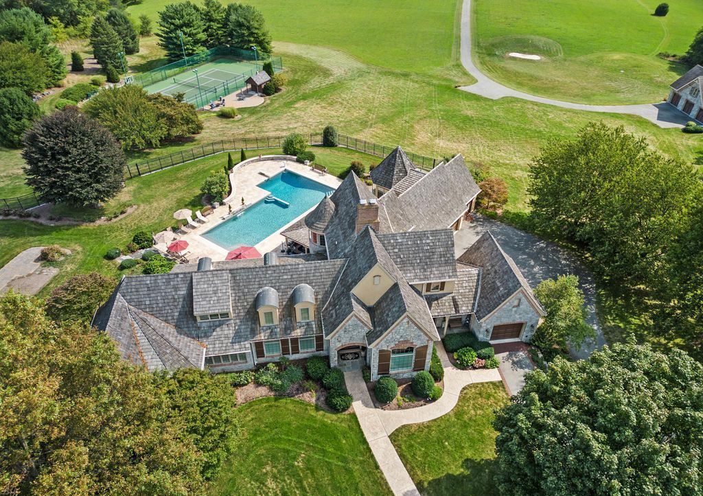 Exceptional 18-Acre Estate in Lauxmont Farms: Luxury Living with River Views in Wrightsville, Pennsylvania for $3,495 Million