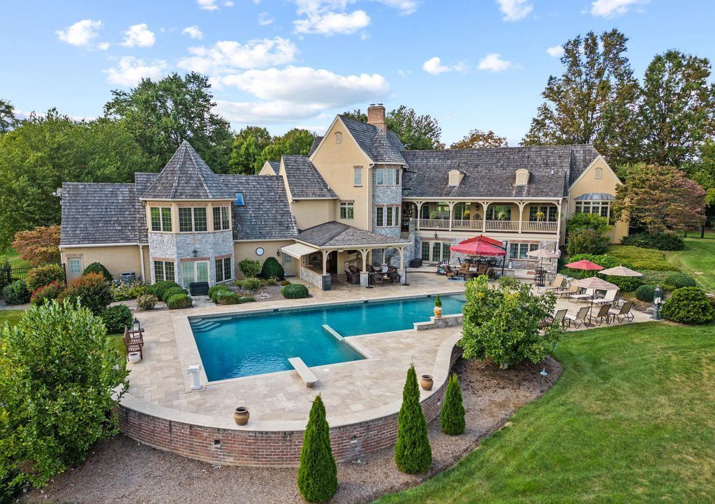 Exceptional 18-Acre Estate in Lauxmont Farms: Luxury Living with River Views in Wrightsville, Pennsylvania for $3,495 Million