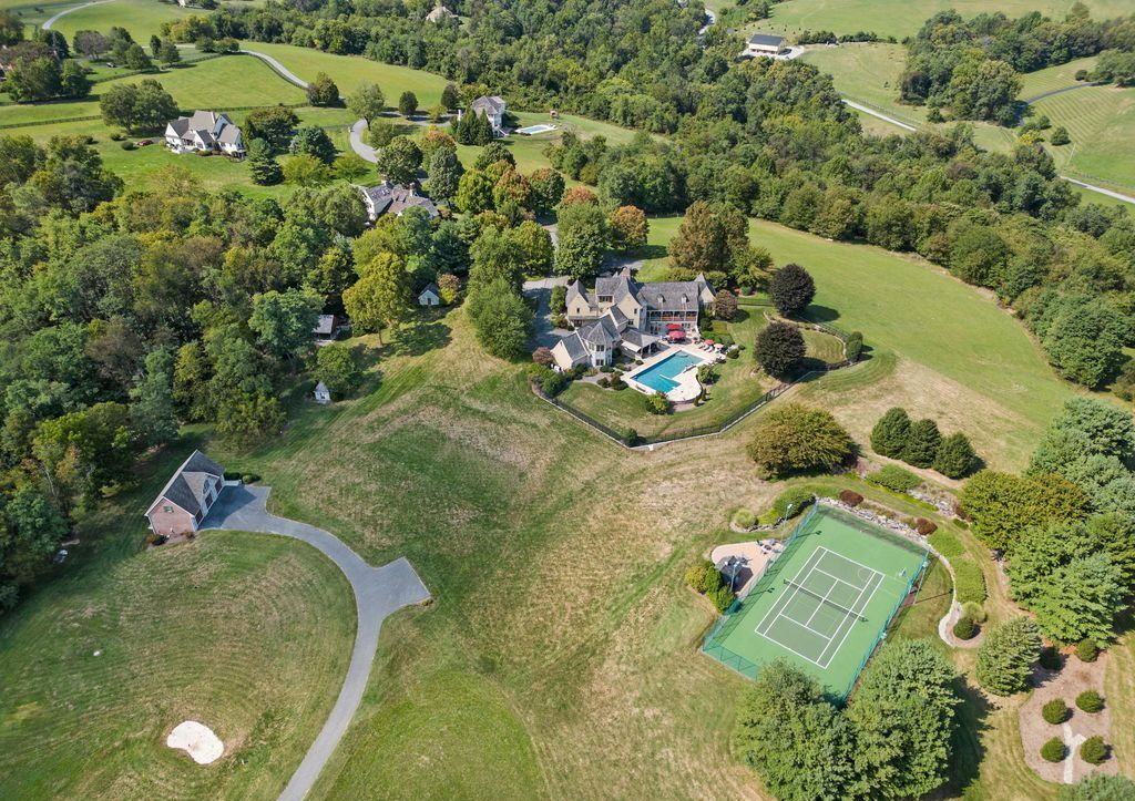 Exceptional 18-Acre Estate in Lauxmont Farms: Luxury Living with River Views in Wrightsville, Pennsylvania for $3,495 Million