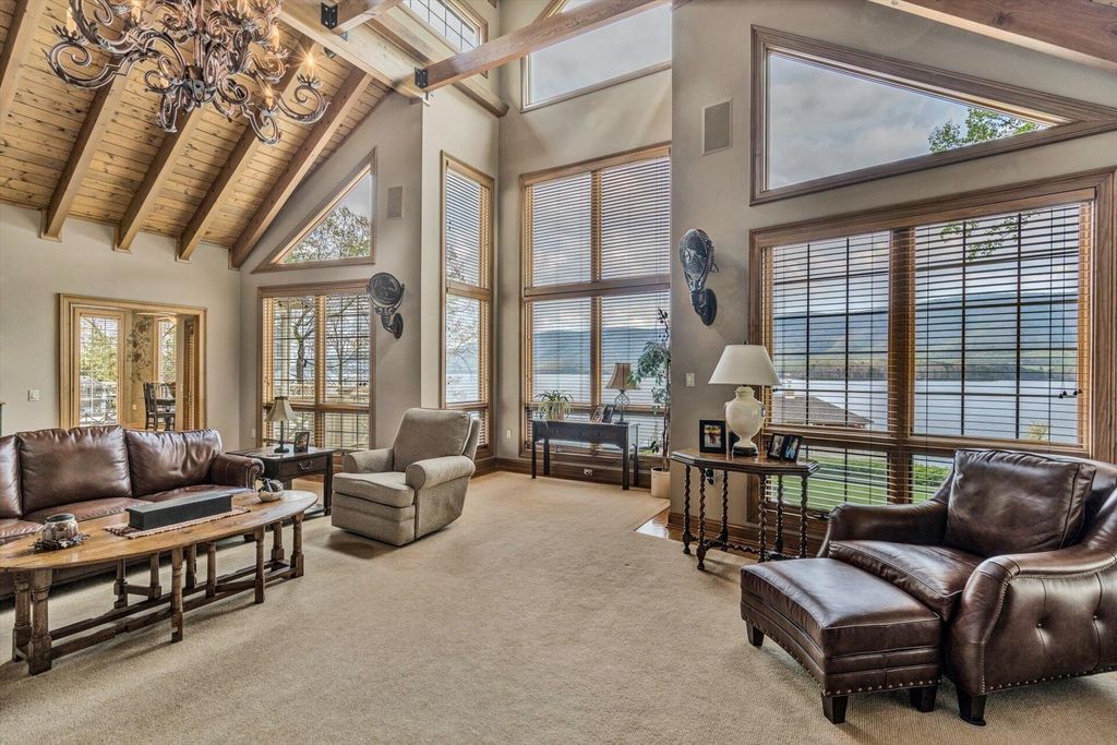 Exceptional Penhook, Virginia Residence: A Lakefront Haven of Architectural Elegance, Priced at $3.3 Million