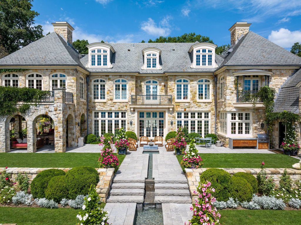 Exquisite $47.5 Million Waterfront French Manor in Exclusive Mead Point, Greenwich, Connecticut