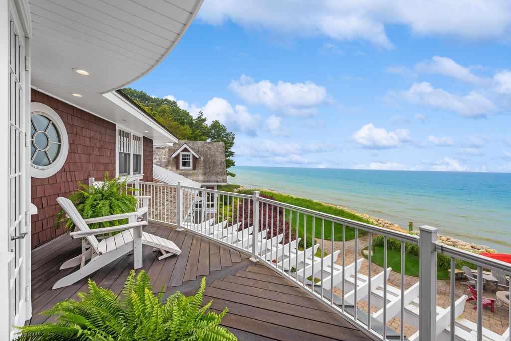 Exquisite Luxury Living: Private Beachfront Estate in South Haven, Michigan Priced at $6.75 Million