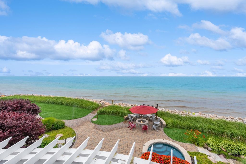 Exquisite Luxury Living: Private Beachfront Estate in South Haven, Michigan Priced at $6.75 Million