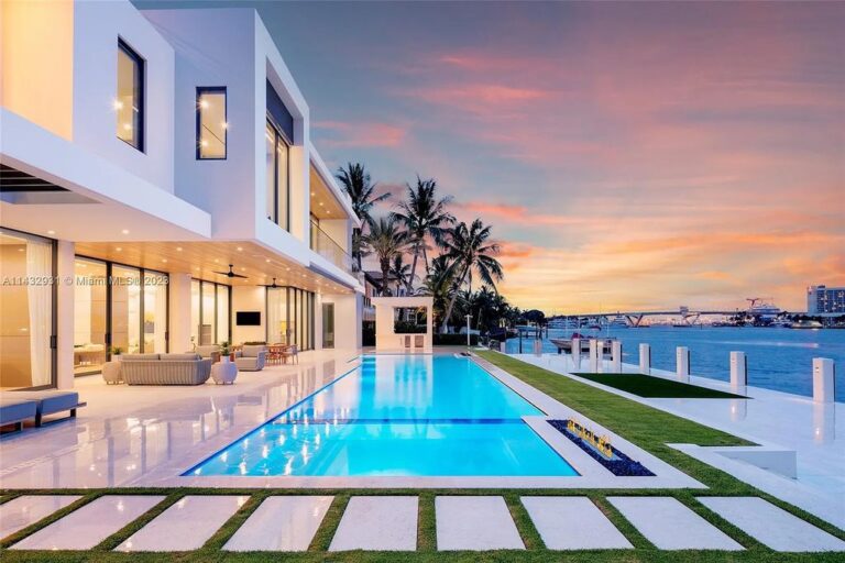 Exquisite Modern Masterpiece in Fort Lauderdale's Harbor Beach Gated