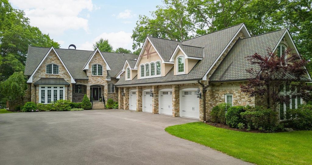 Extraordinary Lakefront Luxury: Stunning Stone and Stucco Home in Oakland, Maryland Offered at $3.95 Million