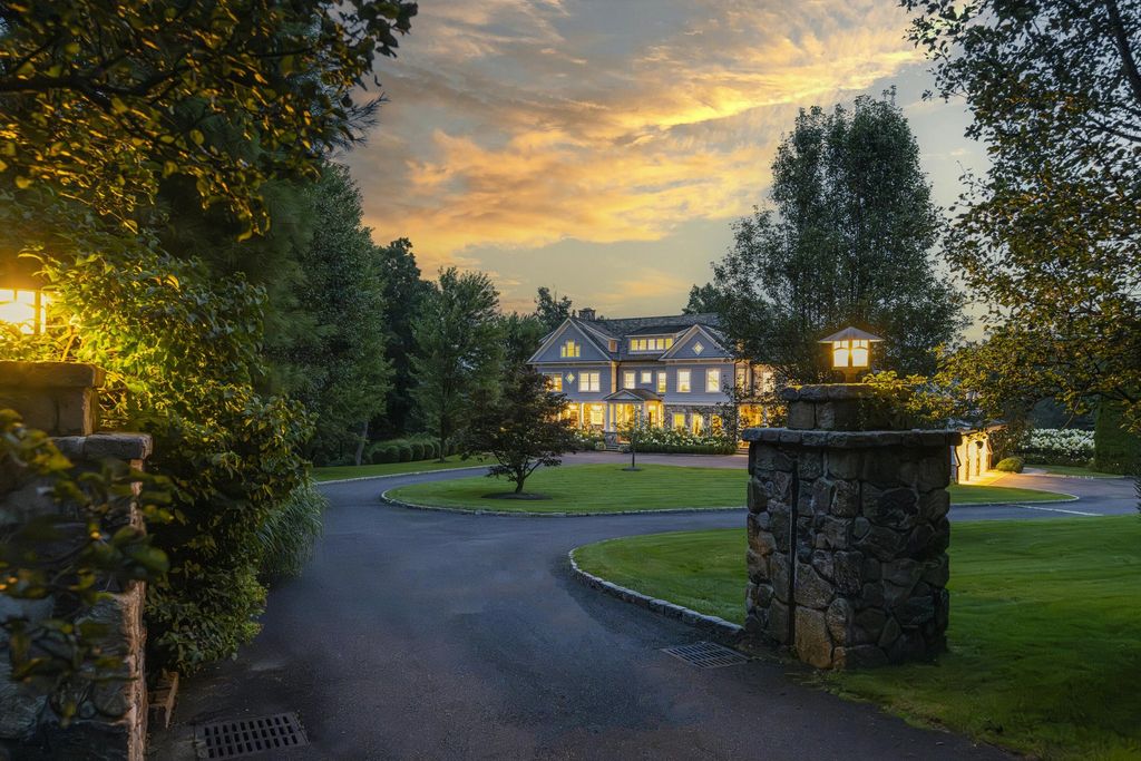 Gardiner & Larson's Artistry Shines in $7.295 Million Magnificent Estate in New Canaan, Connecticut