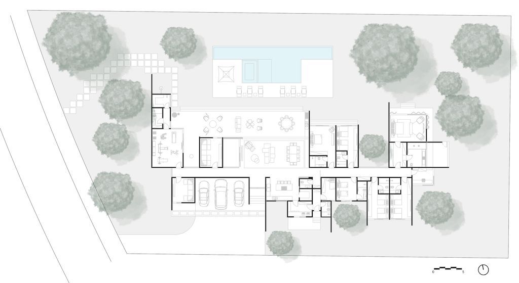 Jandayas House for Privacy, Integrated Landscape by Sala 03 Arquitetura