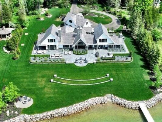 Lake Charlevoix's Crown Jewel: Private Waterfront Estate